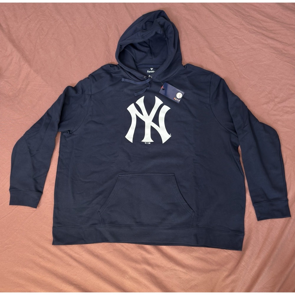 Fanatics New York Yankees Men's Navy Pullover Hoodie 5XL NWT